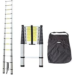 Todeco - Echelle Telescopique, Échelle Pliable - Charge maximale: 150 kg - Standards/Certifications: EN131 - 4,1 mètre(s), Sac de transport OFFERT, EN 131