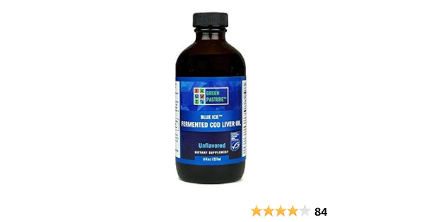 Green Pasture Blu Ghiaccio Fermentato Olio di Fegato di Merluzzo - senza  Aromi Liquido (237ml) : Amazon.it: Salute e cura della persona