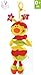 Musical Hanging Animal Toy with Pull Cord -- For Pram, Strollers, Cots, Cribs, Car Seats, Booster Seats -- Design: LADYBUG