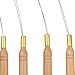 Pack of 12 Micro Ring Hair Extension Wooden Loop Needle Threader DIY Hook Tool