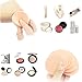 40 Pcs Makeup Cosmetics Sponge Facial Powder Puff Blush Foundation Applicator Powder Puff