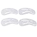 4 Styles Eyebrow Stencil Template Make Up Shaping Tool