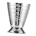 Produktbild MagiDeal Bar Jigger Cocktail Measuring Tool Liquor Shot Bar Stainless Steel Cocktail Edelstahl Design Cocktail Messbecher Bar accessoire Jigger Cocktail Maß 75ml - Silber, 75ml