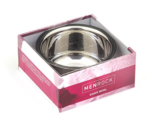 Men Rock Stainless Steel Shave Bowl