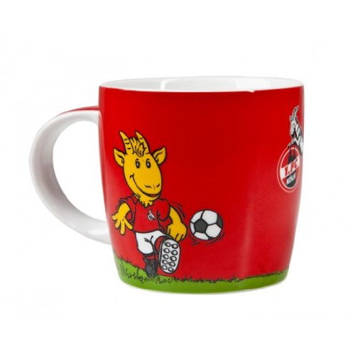 Preisvergleich Produktbild KAFFEEBECHER TASSE POTT 1. FC KÖLN Hennes