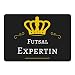 Produktbild Mousepad Futsal Expertin schwarz