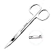 5 Pcs Eyebrow Shaping Cut Scissors Eyebrow Tweezers Comb Trimmer Eyelash Curler Beauty Tool Kit