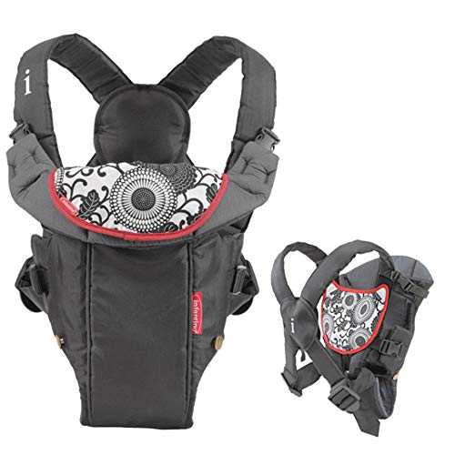 QBL Marsupio Cotton Outdoors Nero Zaino ergonomico