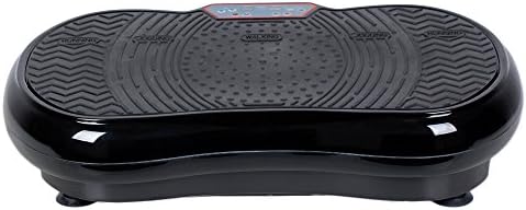 EILISON ABS Plastic Crazy Fit Massage Vibration Power Platform Portable (Black)