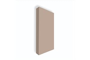 Stop Sound Pannello Acustico Fonoassorbente Bass Trap Extreme, pannelli fonoassorbenti alte prestazioni 124X64X15 Cm (Beige)