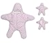 Finerolls Cotton Baby Starfish Sleeping Bag Super Soft Newborn Sleepsack Autumn Winter Warm Strollers Bed Swaddle Blanket Wrap - Suitable for about 0-12M Baby (Pink)