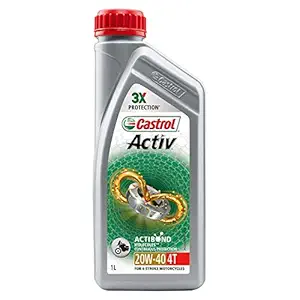 Castrol Active 4T 20W-40 Engine Oil for Bikes (1 L ) Multistrada