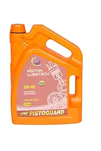 Piston 5W-40 API SN Synthetic Technology Engine Oil For Petrol,Diesel & Cng/LPG Cars (3.5 L)