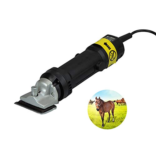 Preisvergleich Produktbild Professionelle Schaf- / Pferdeschere, Schaf- / Pferdeschneidemaschinen Elektrische Ziegenschere, 690W Tragbare elektrische Haar-Pelz-Schere für Pferdeziegen,Black