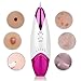 Produktbild DSGG Muttermal Entfernen Mole Removal Pen Beauty Machine Kit Tränen Entfernung Punkt Hausgebrauch Hautpflege Gesichts Kosmetik-Tool USB-Aufladung Portable Austauschbare Stecker (Unisex) Rose Rot