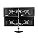 Produktbild Fleximounts M16 Aluminium Monitorhalter Tischhalterung Standfuß mit 4 Armen für 4 Monitore 10"-24"(25-61cm) LCD LED TV Bildschirme Flachbildschirm, Belastbarkeit:10 kg/pro Monitor