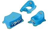 3er Set Disney Toy Story blau Kindertopf + WC Aufsatz + Hocker Toilettentrainer Topf
