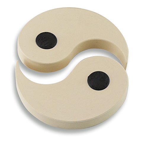 2er Set Tür- und Fensterstopper Flux in creme-weiß