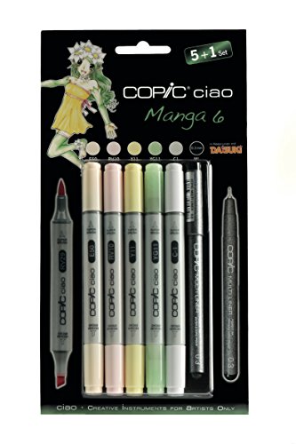 COPIC ciao Set 5+1 NEU 22075563 Manga 6 Mangaset COPICManga Markerset