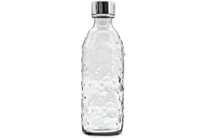 ‎SODA BÄR BESSER TRINKEN SodaBär | Glasflasche für Wassersprudler (SodaStream*, Aarke*, uvm.) | 0,75l im Retro Look | Die ökologische Alternative.