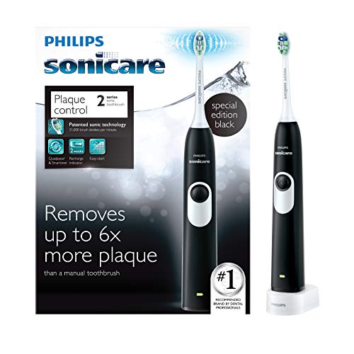 Philips Sonicare 2 Series plaque control rechargeable electric toothbrush, Black, HX6211 RS.5178.75 (65.00% Off) - Amazon Philips Sonicare 2 Series plaque control rechargeable electric toothbrush, Black, HX6211 RS.5178.75 (65.00% Off) - Amazon