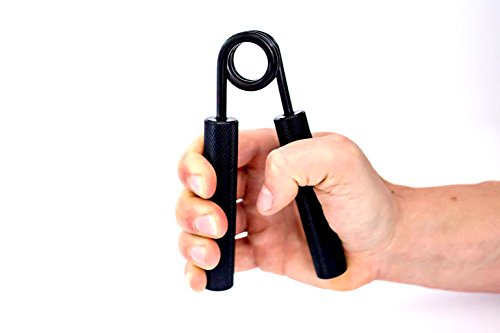 SPORTN NATION® – Handtrainer inkl. Körpermaßband – Fingerhantel, Fingertrainer, Unterarmtrainer, Ferdergriffhantel – PREMIUM Handmuskeltrainer in schwarz für die Stärkung, Steigerung und Verbesserung der Griffkraft und Unterarmmuskulatur – Training für die Hände- Finger- und Unterarme - 6