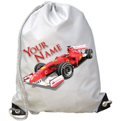 BabySmiles - Mochila de deporte, diseño con coche de fórmula 1