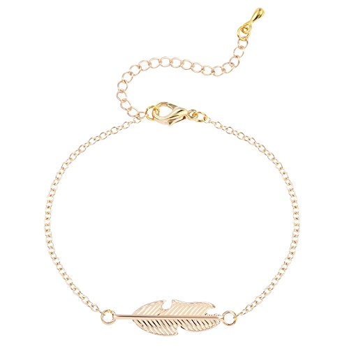 SoulSisters LieblingsschmuckSoul Sisters Bracelet 18 K Gold Plated Feather Design