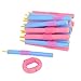 inkint 24 Pcs Self-adhesive Foam Hair Roller Soft Hair Bendy Curls Tool Salon Hair Styling Curling Sticks for Lady Girl (5 packs)