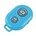 Produktbild Cuitan Kabellos Bluetooth 3.0 Kamera-Auslöser Fernauslöser Selbstauslöser Fernbedienung Remote Control für IOS Apple iPhone, iPad, Android 4.22 oder Neuere Version Integrierte Kamera 360 app - Blau