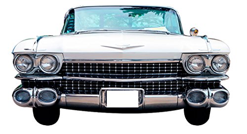 Oedim Photocall Coche Clásico 2,35x1,30m | Photocall Coche Elegante y Económico | Ideal para Fiestas y Celebraciones | Photocall para Fiestas con Amigos.