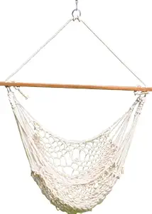 Hangit Cotton Rope Swing Hammocks for Garden Home Indoor