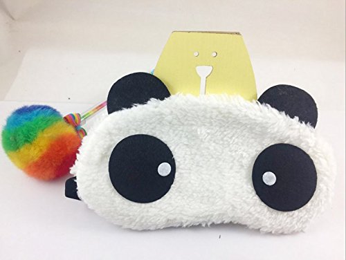 Qingsun Unisex Mädchen Jungen Panda Augenbinde Panda-Gesicht Plüsch Tuch Schattierung Augenbinde - 7