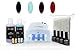 Nail Gel Polish Kit 4 Shellac Bluesky Colours Top Base Coat UV Lamp Starter Kit Mylee prep + wipe remover 40518/40521/40537/A47