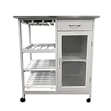 Con la encimera puede usarlo como banco de trabajo. Este rack de almacenamiento es ideal para cocinas, dormitorios y pasillos para crear espacio de almacenamiento adicional para espacios pequeños