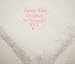 Personalised baby christening / baptism / naming day shawl available in white or cream (white)