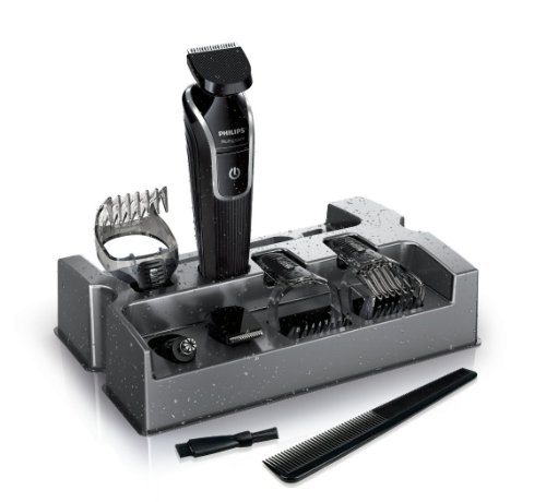 Philips Series 3000  9-In-1 Mens Grooming Kit QG3342/23, Beard Trimmer with Hair Clippers, Moustache, Stubble, Nose Hair and Eyebrow Trimmers