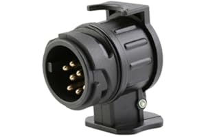 MAD PAINTS M.A.D MYLDAN AUTO DESIGN M.A.D 13 TO 7 PIN TRAILER TRUCK ELECTRIC TOWING CONVERTER TOW BAR PLUG ADAPTER SOCKET 6005B