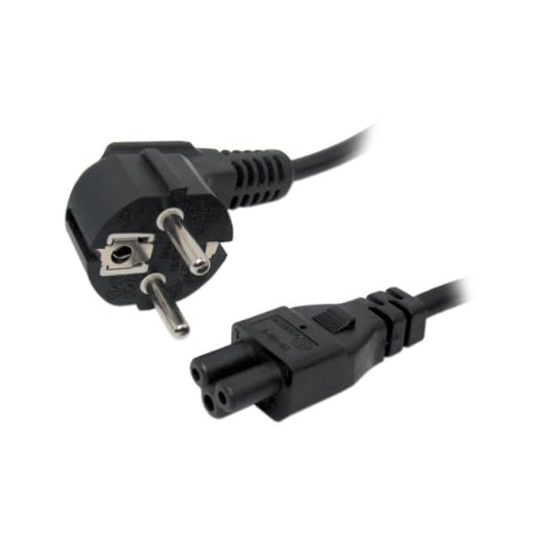 Omenex 491142 - Cable de alimentación (1.5 Metros, C6, CEE7/4), Negro