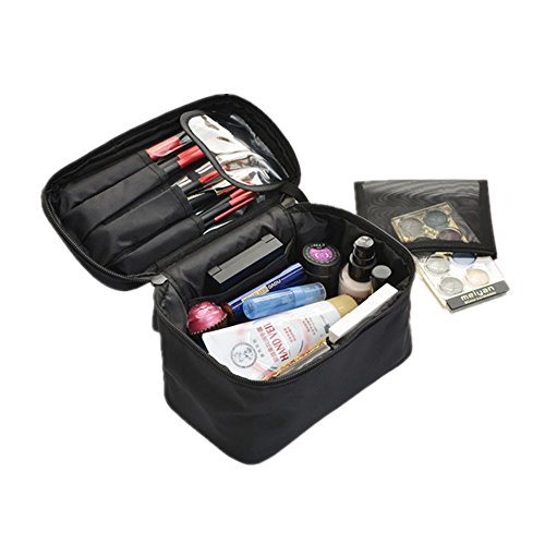 Petite FortuneLady Women Large Capacity Make-up Bag Cosmetic Case Waterproof Toiletry Travel Portable Wash Bag Multifunctional Vanity Case Organiser Cosmetic Container Pouch For Travel & Home