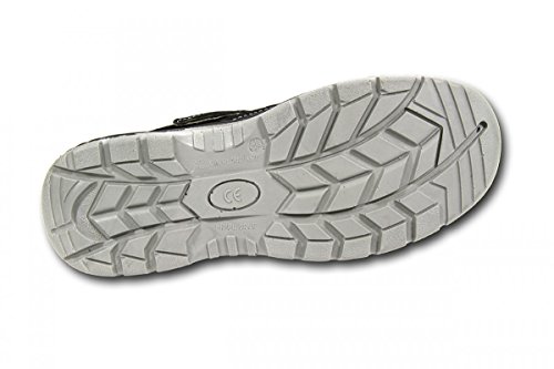 EuroRoutier Sicherheitsclogs New Black Classic schwarz/grau - 5