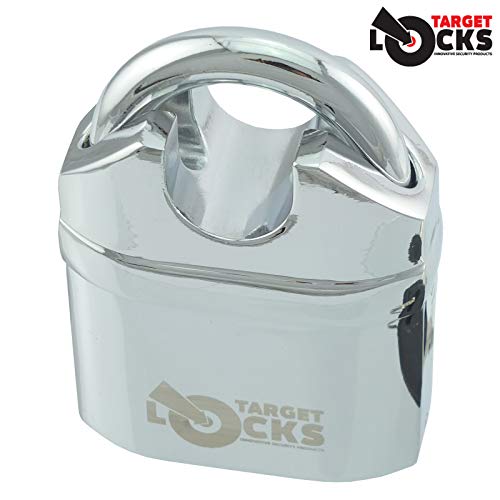 Preisvergleich Produktbild Target tl031 Heavy Duty hohe Sicherheit Alarmgesicherter Vorhängeschloss - Geschlossene Bügel-Vorhängeschloss mit 110dB Sirene Alarm - 5 Tasten mit Jedes Schloss