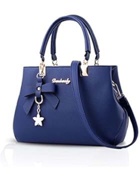 NICOLE&DORIS Bowknot Frauen Handtasche Crossbody Schultertasche Wasserdicht PU