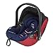 Produktbild Kiddy 41930EL030 Evolunafix Babyschale, patentierte Liegefunktion, Isofix-fähig, inkl. Isofix Base 2, Gruppe 0+ (0-13 kg, Geburt-ca. 15 Monate), San Marino (dunkelbrau-rot)