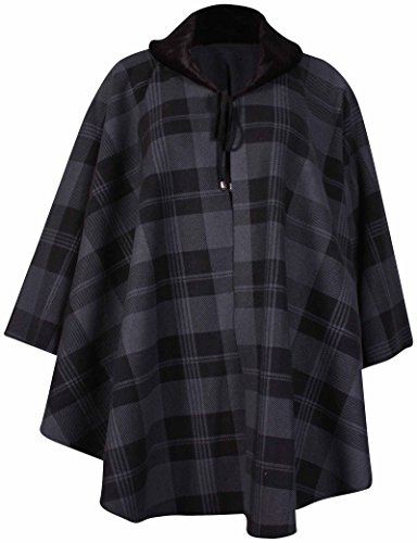 fleece cape coat