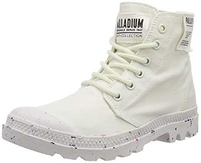 Palladium Pampa Hi Organic, Bottes & Bottines Souples Femmes, Blanc (Star White L47), 41 EU