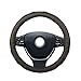 Produktbild Echtes Leder Universal Auto Lenkradbezug 15 Zoll / 38 cm atmungsaktiv Anti-Rutsch-Schutz für Auto/LKW/SUV/Van, C
