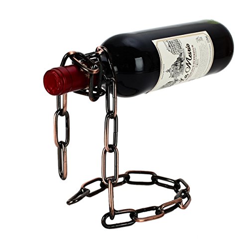 Golden Seeds Kette Weinflaschenhalter Bottle Holder Magie Chain Hängeweinregal Weinständer