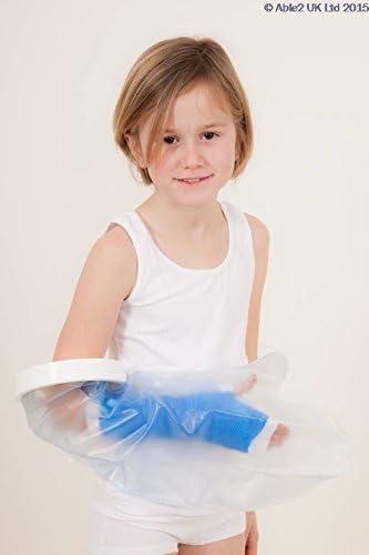 Atlantis Waterproof Bath and Shower Cast Bandage and Dressing Protector - 460MM (18") Child Arm Short