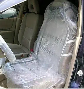 3nh 20PCS Vehicle Maintenance Beauty PE Disposable Car ABS Seat Covers against Dust and Dirt (20 Pieces).